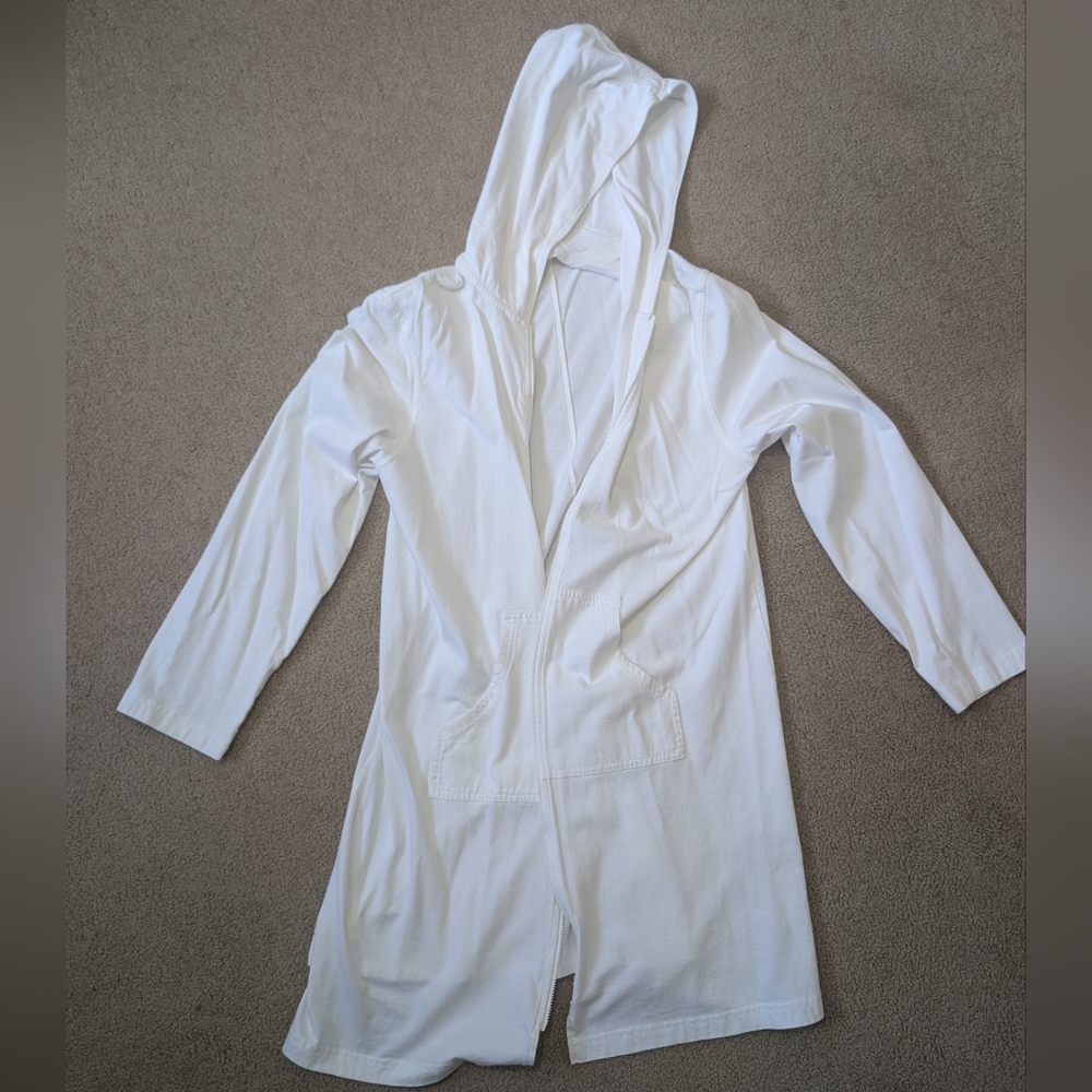 Land's EndWhite Hooded Jacket